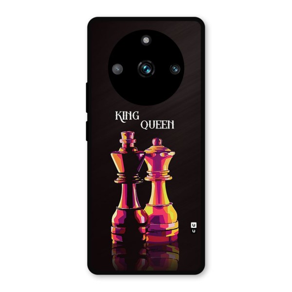 King Queen Metal Back Case for Realme 11 Pro