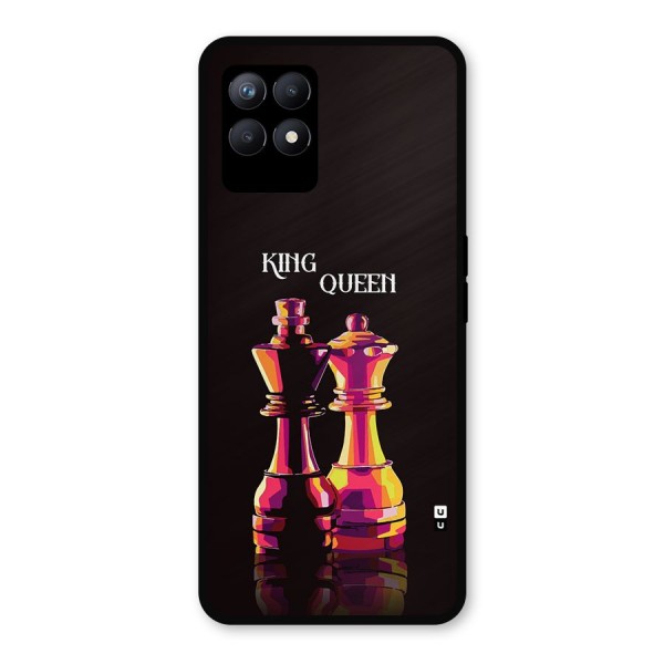 King Queen Metal Back Case for Realme 8i