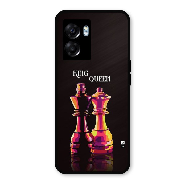 King Queen Metal Back Case for Realme Narzo 50 5G