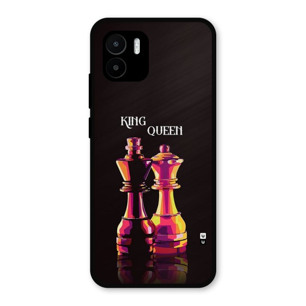 King Queen Metal Back Case for Redmi A1