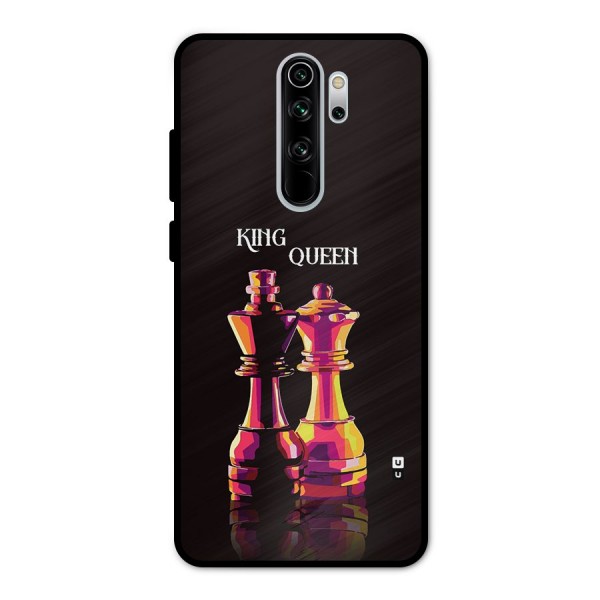 King Queen Metal Back Case for Redmi Note 8 Pro