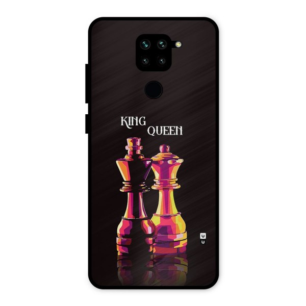 King Queen Metal Back Case for Redmi Note 9