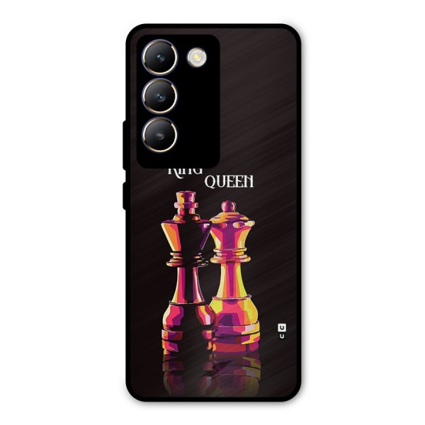 King Queen Metal Back Case for Vivo Y200e