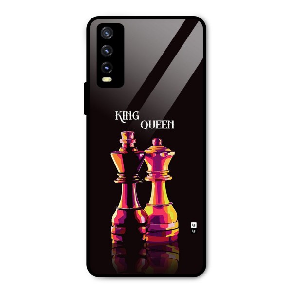 King Queen Metal Back Case for Vivo Y20t
