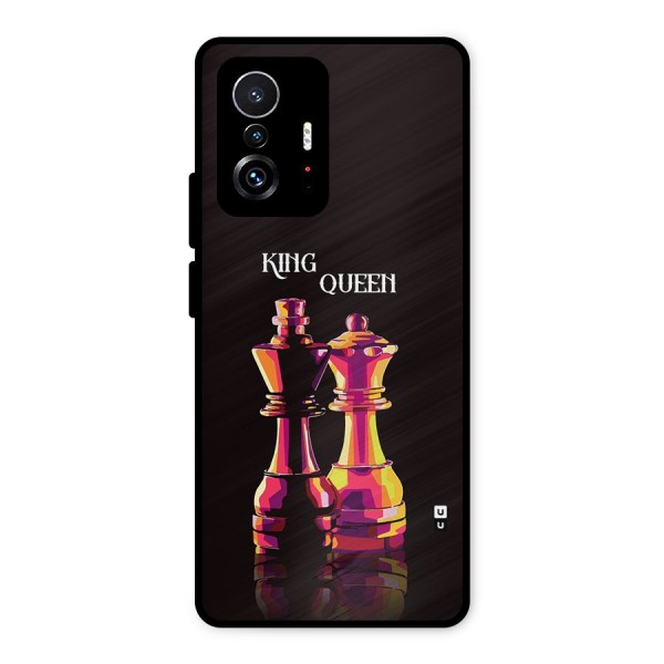 King Queen Metal Back Case for Xiaomi 11T Pro