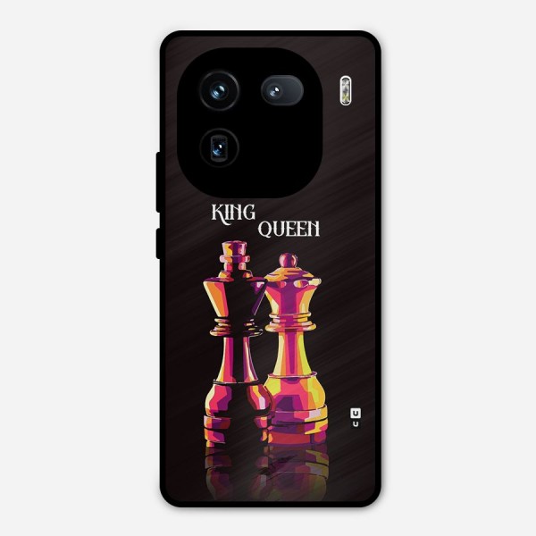 King Queen Metal Back Case for iQOO 12