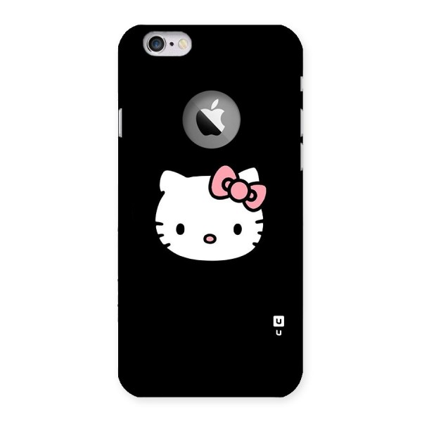 Kitty Cute Back Case for iPhone 6 Logo Cut