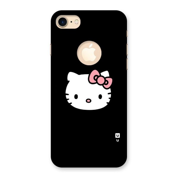Kitty Cute Back Case for iPhone 7 Logo Cut