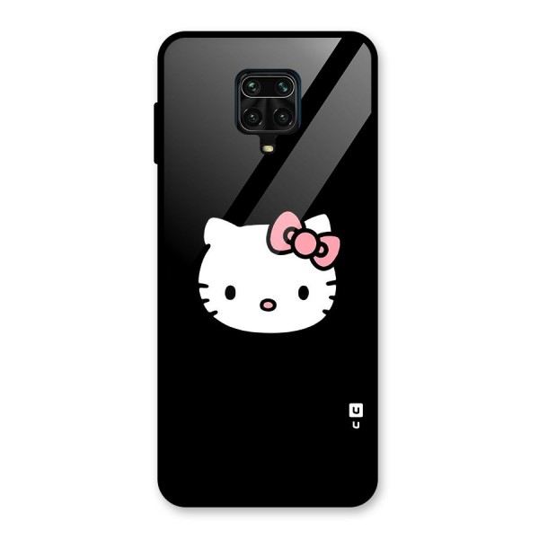 Kitty Cute Glass Back Case for Redmi Note 10 Lite