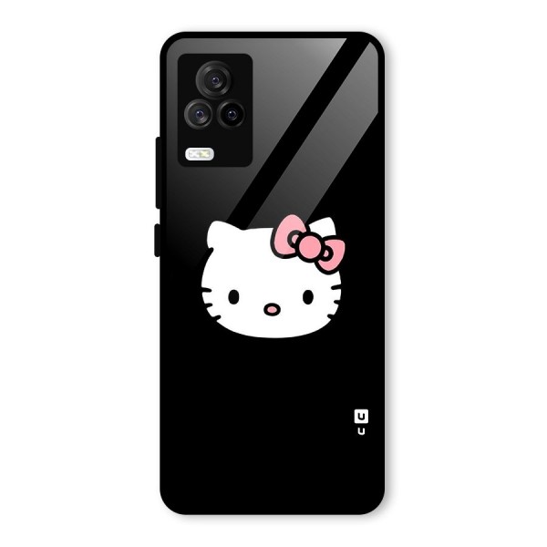 Kitty Cute Glass Back Case for Vivo iQOO 7 Legend 5G