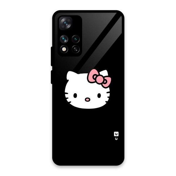 Kitty Cute Glass Back Case for Xiaomi 11i 5G