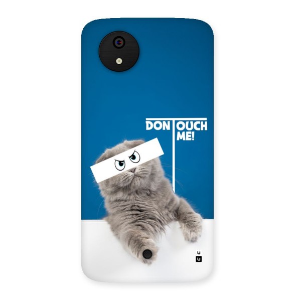 Kitty Dont Touch Back Case for Canvas A1  AQ4501