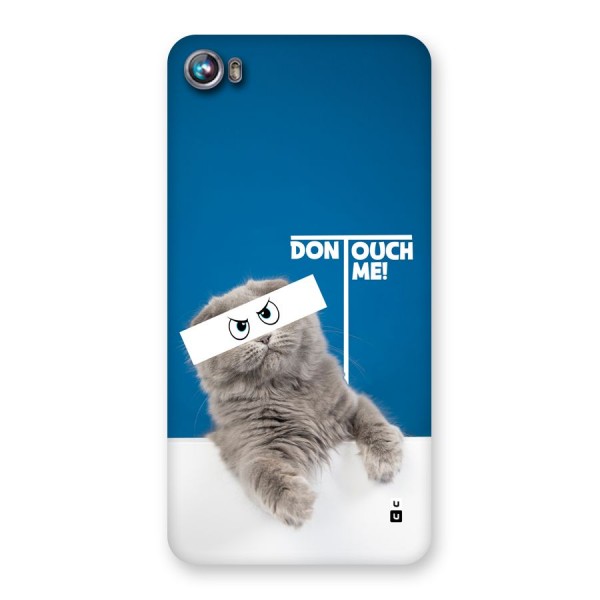 Kitty Dont Touch Back Case for Canvas Fire 4 (A107)