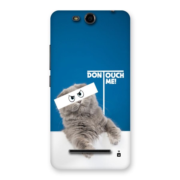 Kitty Dont Touch Back Case for Canvas Juice 3 Q392