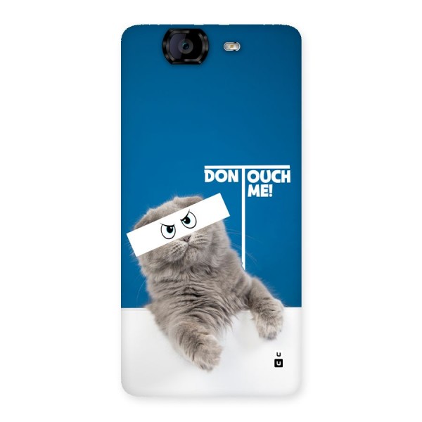 Kitty Dont Touch Back Case for Canvas Knight A350