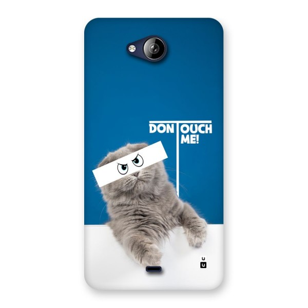 Kitty Dont Touch Back Case for Canvas Play Q355