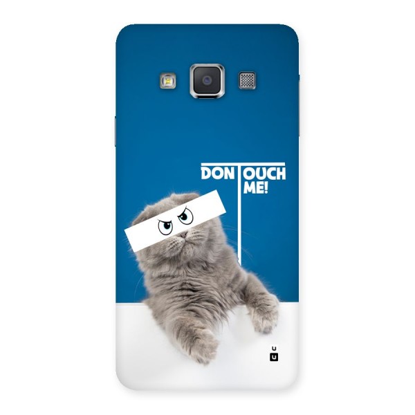 Kitty Dont Touch Back Case for Galaxy A3