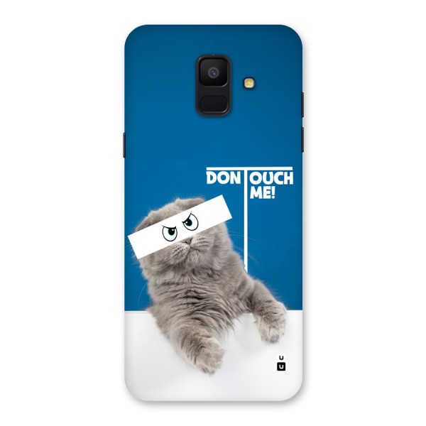 Kitty Dont Touch Back Case for Galaxy A6 (2018)