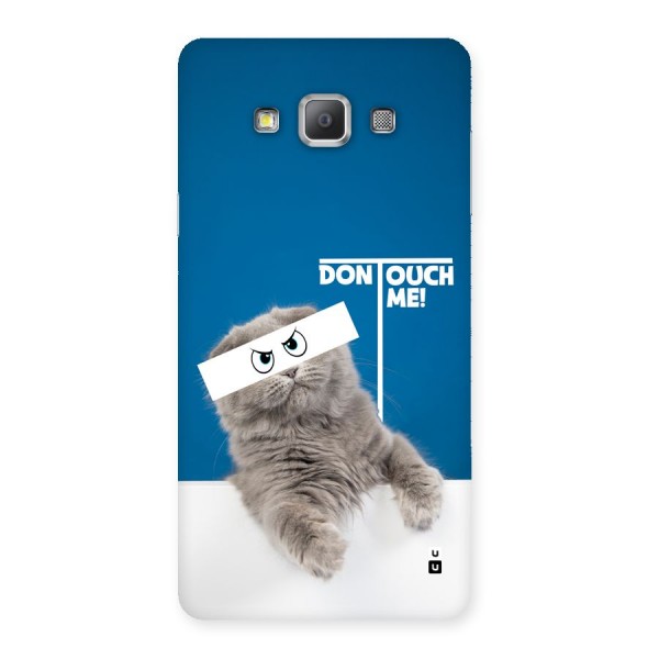 Kitty Dont Touch Back Case for Galaxy A7
