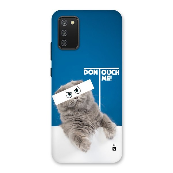 Kitty Dont Touch Back Case for Galaxy F02s