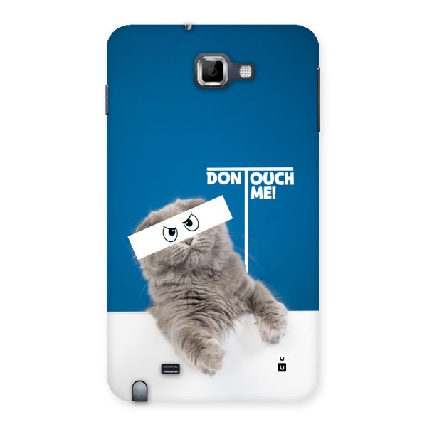 Kitty Dont Touch Back Case for Galaxy Note