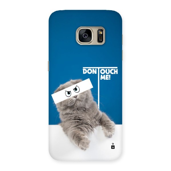 Kitty Dont Touch Back Case for Galaxy S7