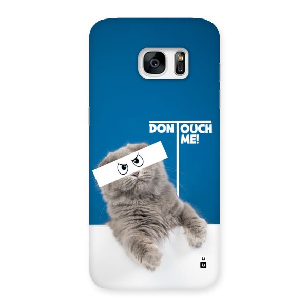 Kitty Dont Touch Back Case for Galaxy S7 Edge