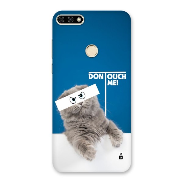 Kitty Dont Touch Back Case for Honor 7A