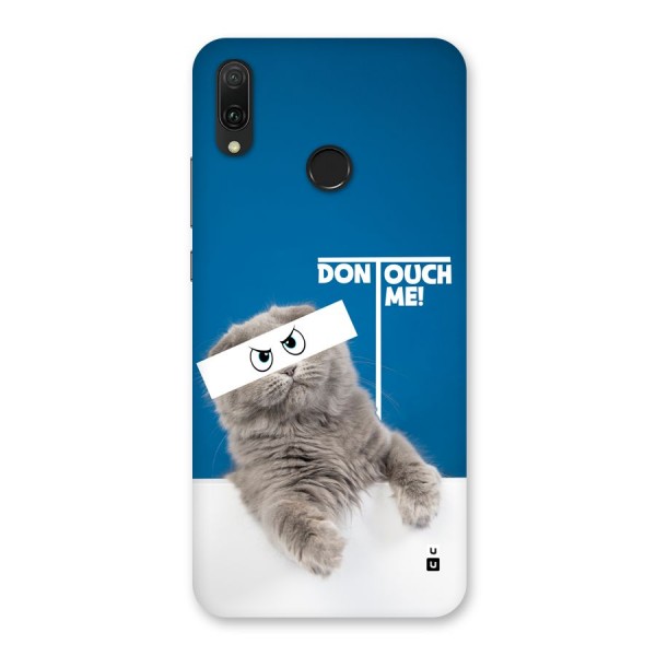 Kitty Dont Touch Back Case for Huawei Y9 (2019)