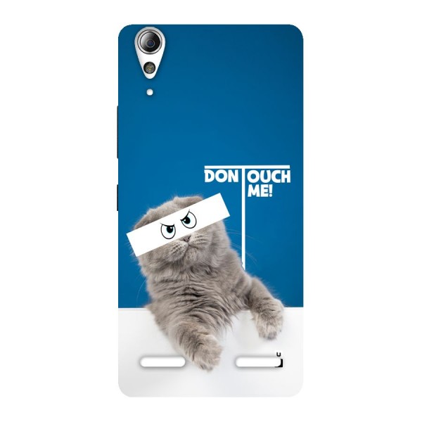 Kitty Dont Touch Back Case for Lenovo A6000