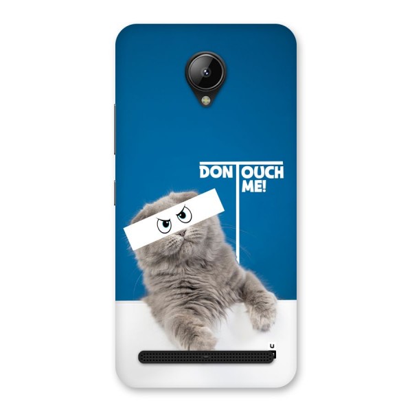 Kitty Dont Touch Back Case for Lenovo C2