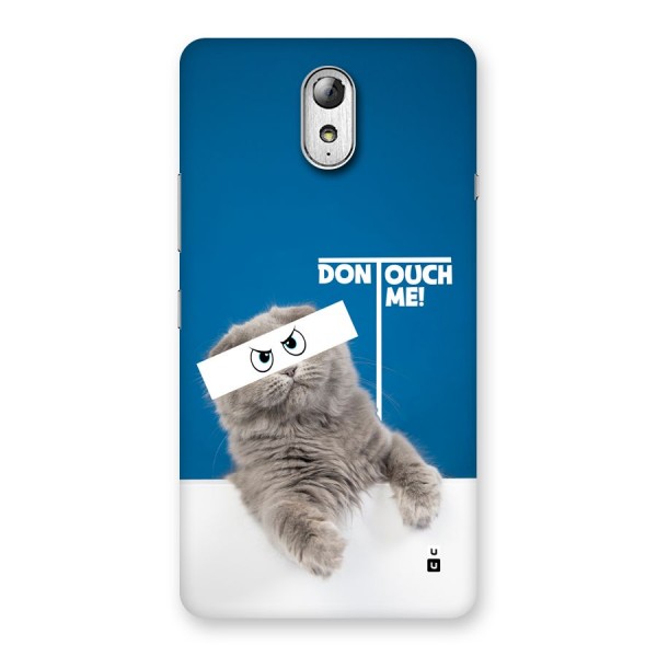 Kitty Dont Touch Back Case for Lenovo Vibe P1M