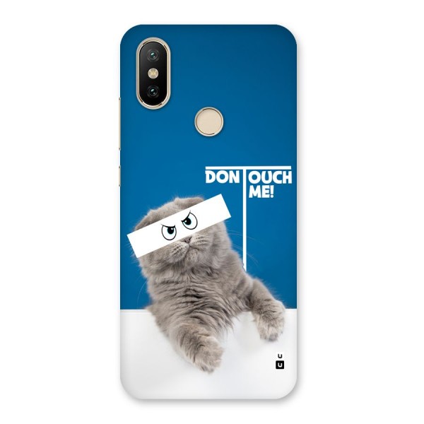 Kitty Dont Touch Back Case for Mi A2