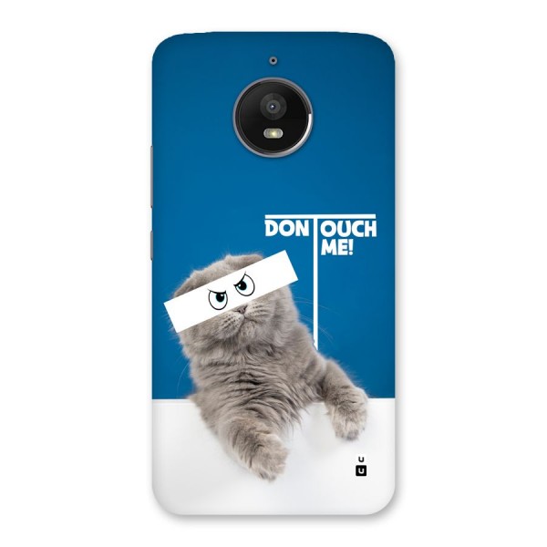 Kitty Dont Touch Back Case for Moto E4 Plus