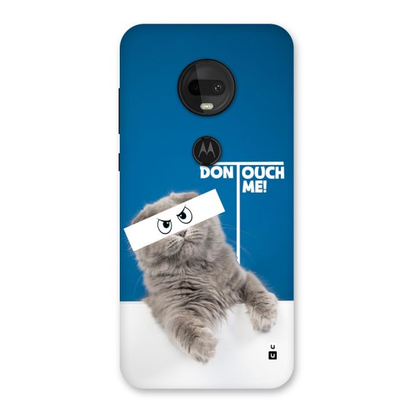 Kitty Dont Touch Back Case for Moto G7