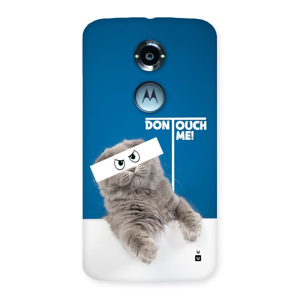 Kitty Dont Touch Back Case for Moto X2