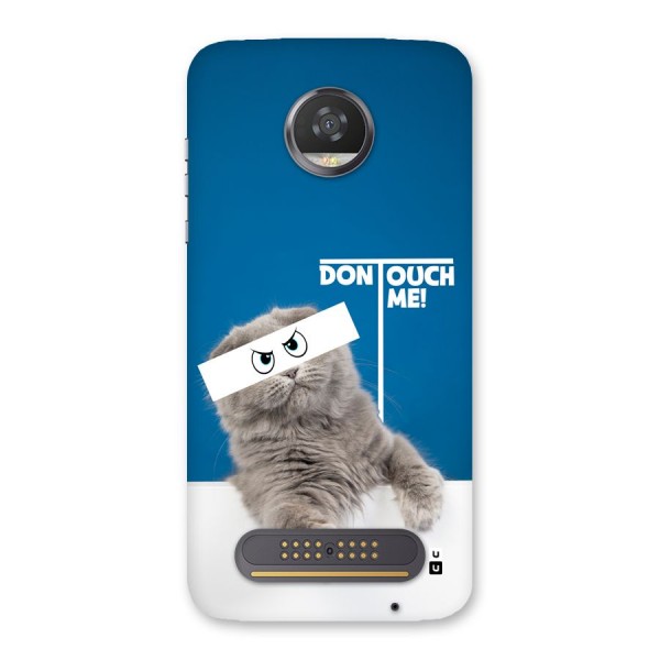 Kitty Dont Touch Back Case for Moto Z2 Play