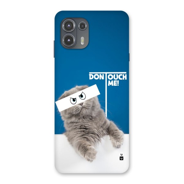 Kitty Dont Touch Back Case for Motorola Edge 20 Fusion