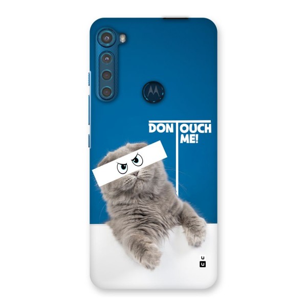 Kitty Dont Touch Back Case for Motorola One Fusion Plus