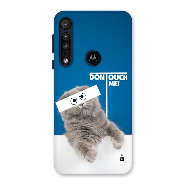 Kitty Dont Touch Back Case for Motorola One Macro