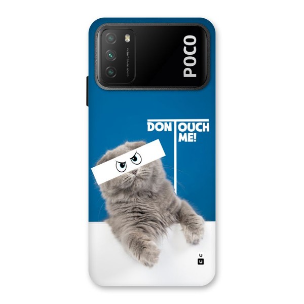 Kitty Dont Touch Back Case for Poco M3