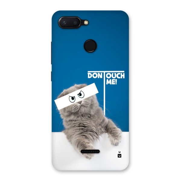 Kitty Dont Touch Back Case for Redmi 6