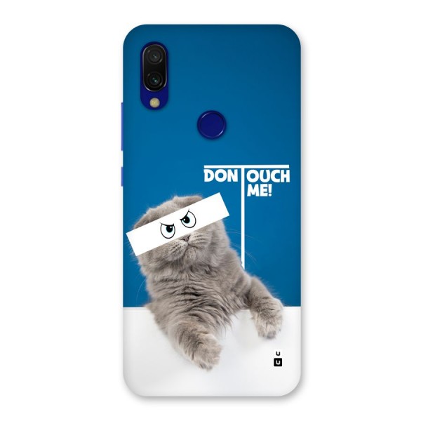 Kitty Dont Touch Back Case for Redmi 7