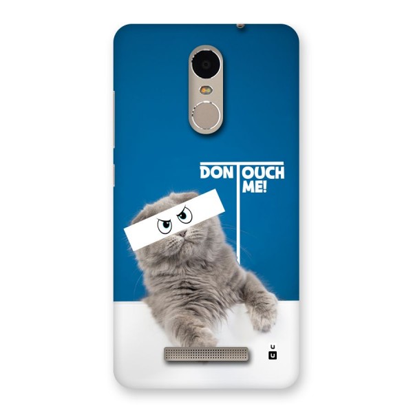 Kitty Dont Touch Back Case for Redmi Note 3