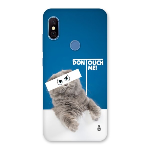 Kitty Dont Touch Back Case for Redmi Note 6 Pro