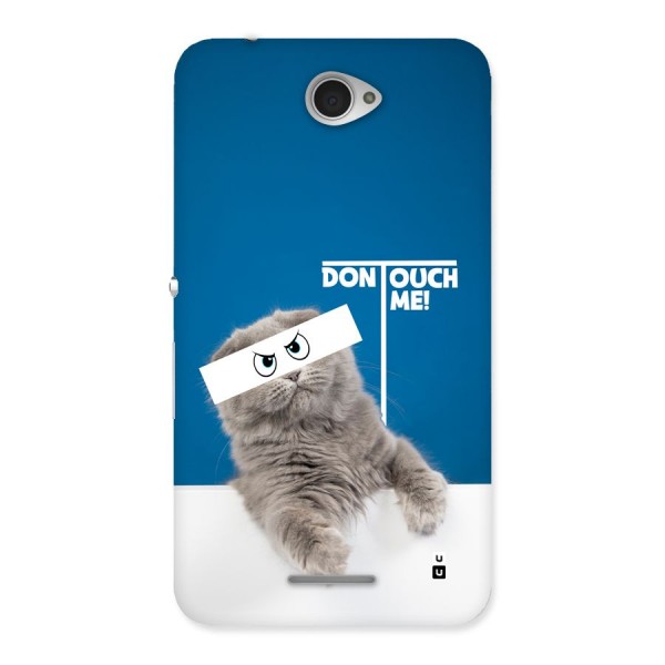 Kitty Dont Touch Back Case for Xperia E4