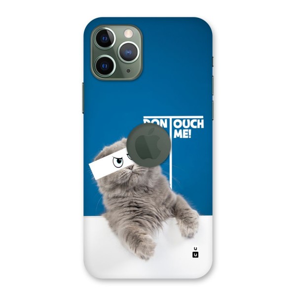 Kitty Dont Touch Back Case for iPhone 11 Pro Logo Cut