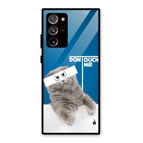 Kitty Dont Touch Glass Back Case for Galaxy Note 20 Ultra