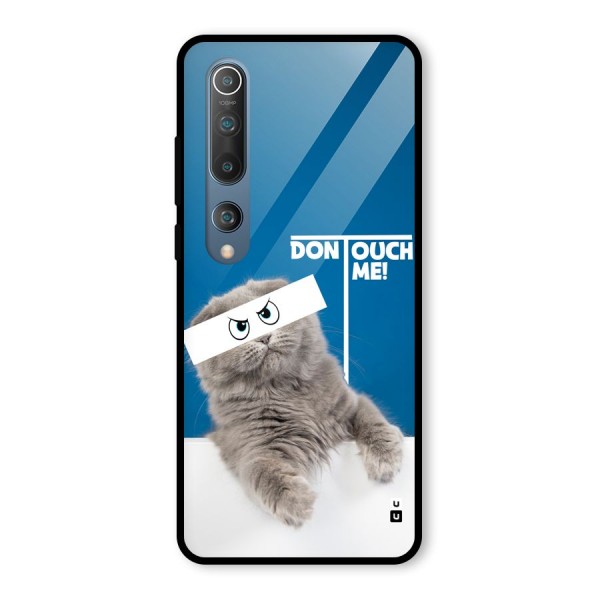 Kitty Dont Touch Glass Back Case for Mi 10