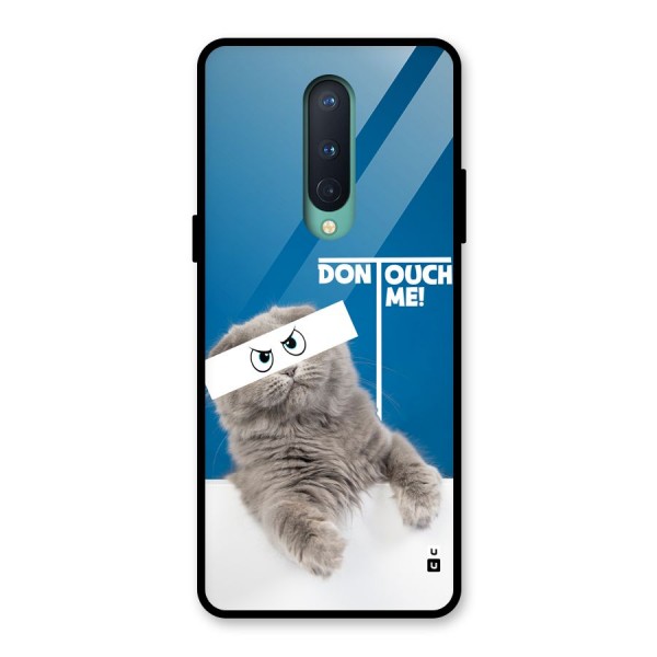 Kitty Dont Touch Glass Back Case for OnePlus 8